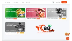 Hướng dẫn các bược tham gia khuyến mãi Tic88 mới 2025
