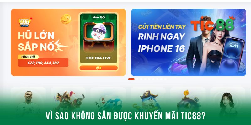 Nguyên nhân khiến cho người chơi không thể nhận khuyến mãi Tic88
